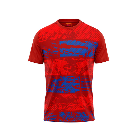 Red Round Neck Half Sleeve Tshirt NextprintrG1194