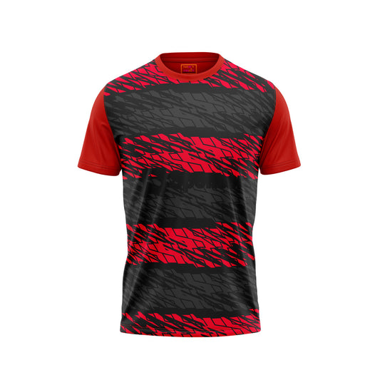 Red Round Neck Half Sleeve Tshirt NextprintrG1198