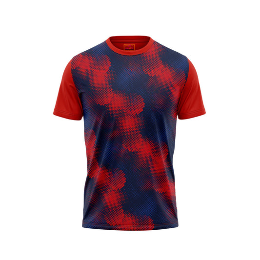 Red Round Neck Half Sleeve Tshirt NextprintrG1205