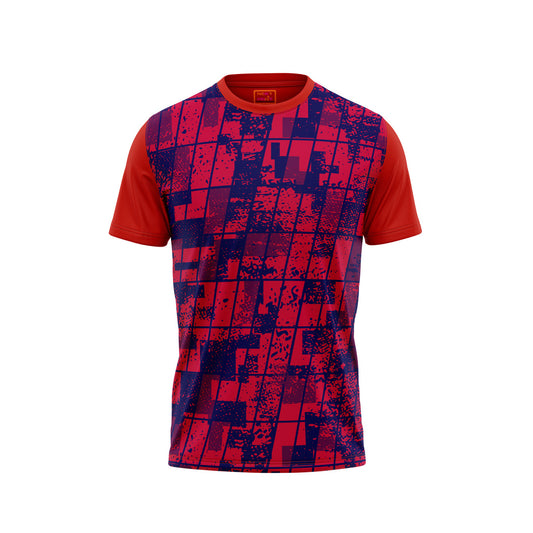 Red Round Neck Half Sleeve Tshirt NextprintrG1219