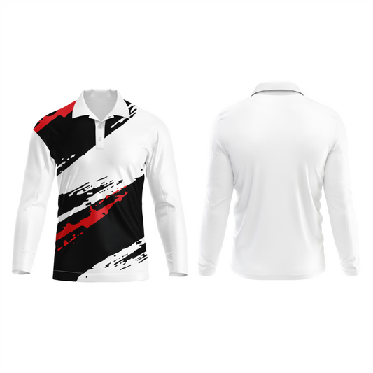 Next Print Polo Neck White Customized Jersey NP00001A88