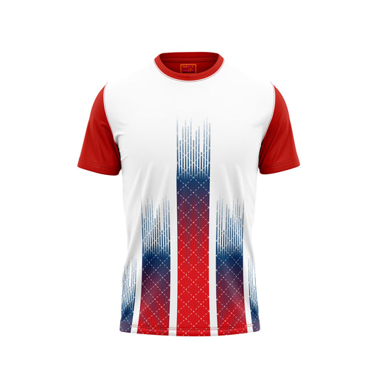 Red Round Neck Half Sleeve Tshirt NextprintrG122