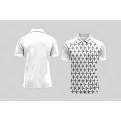 Next Print Cricket Polo Half White Customized Jersey NPCWH00A185