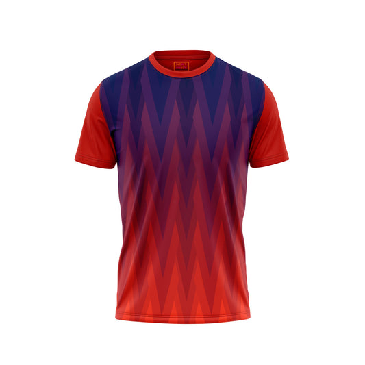 Red Round Neck Half Sleeve Tshirt NextprintrG123