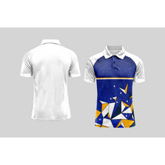 Next Print Cricket Polo Half White Customized Jersey NPCWH00A187