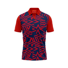 Red Polo Neck Half Sleeve T Shirt Nextprint 1289