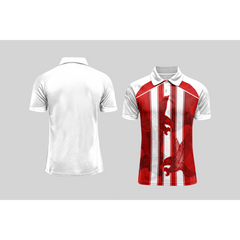 Next Print Cricket Polo Half White Customized Jersey NPCWH00A191