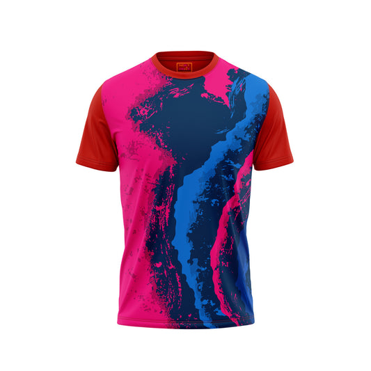 Red Round Neck Half Sleeve Tshirt NextprintrG1323