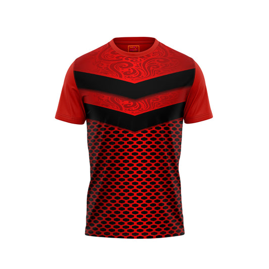 Red Round Neck Half Sleeve Tshirt NextprintrG1327