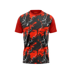 Red Round Neck Half Sleeve Tshirt NextprintrG155