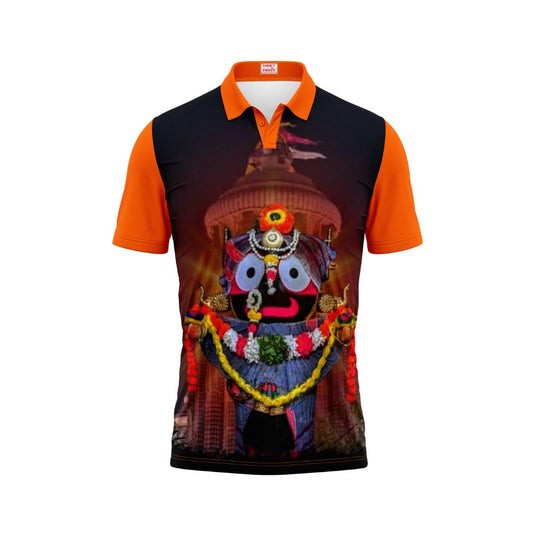 Next Print Puri Jagannath Photoprinted Tshirt Orange Colour Design 19
