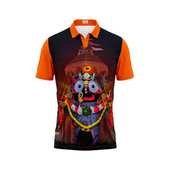 Next Print Puri Jagannath Photoprinted Tshirt Orange Colour Design 19