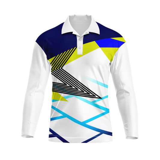 Next Print Polo Neck White Customized Jersey NP00001A19