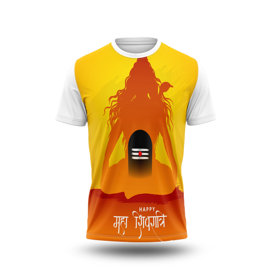Maha Shivaratri Photo Printed Tshirt
