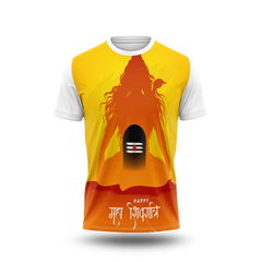 Maha Shivaratri Photo Printed Tshirt
