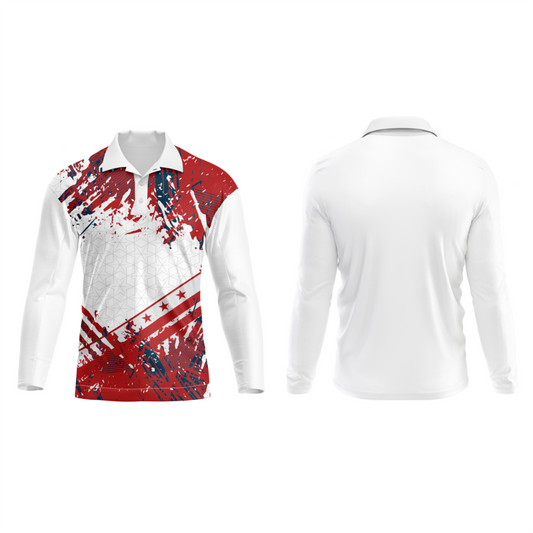 Next Print Polo Neck White Customized Jersey NP00001A210