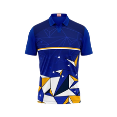 Next Print Customized Polo Neck Royal Blue Jersey NPTS41