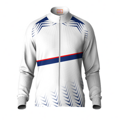 Next Print Printed White Jacket.