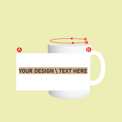 Customised White Color Mug