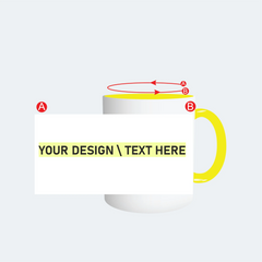 Customised Yellow Color Mug