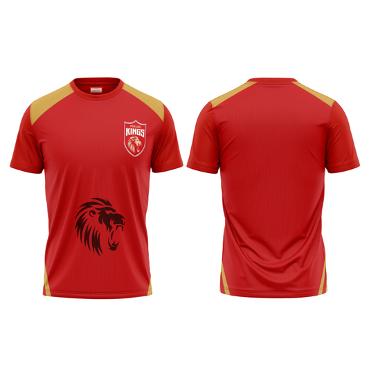 Next Print Ipl Punjab Customisable round neck jersey