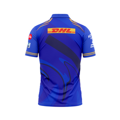 Next Print Mumbai Jersey Printed Polo Collar Jersey T-Shirt.