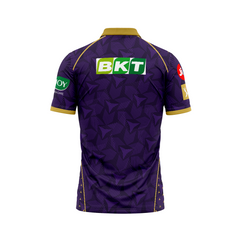 Next Print Ipl Kolkata Knight Riders Printed Polo Collar Jersey.