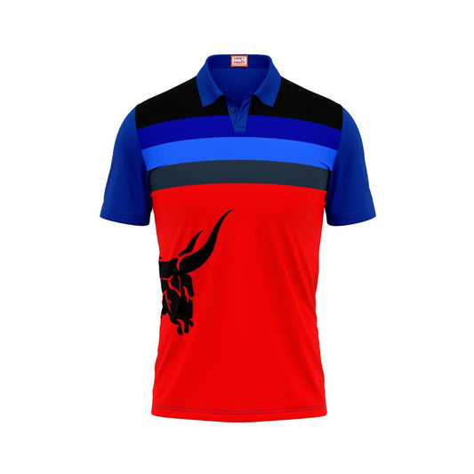 Next Print Customised Polo Neck Royalblue Jersey NPTS55