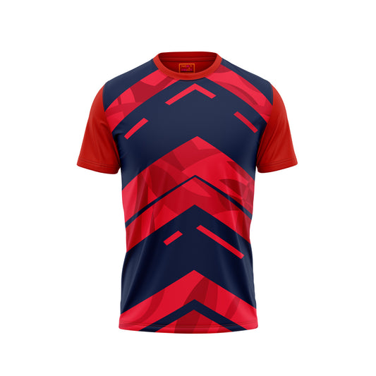 Red Round Neck Half Sleeve Tshirt NextprintrG169