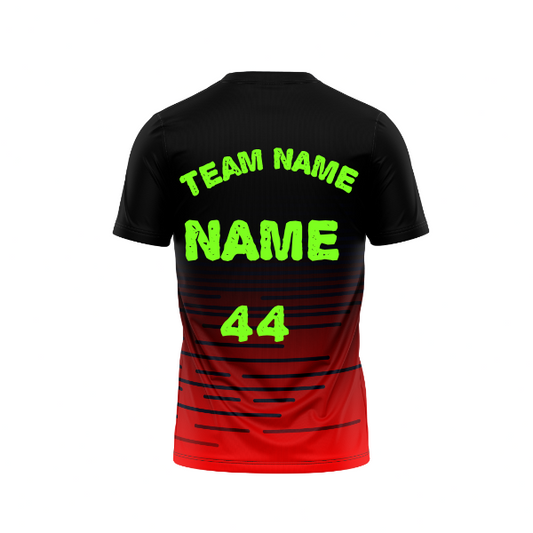 Next Print Royal Challengers Bangalore Customisable Round Neck Jersey With Name And Number.