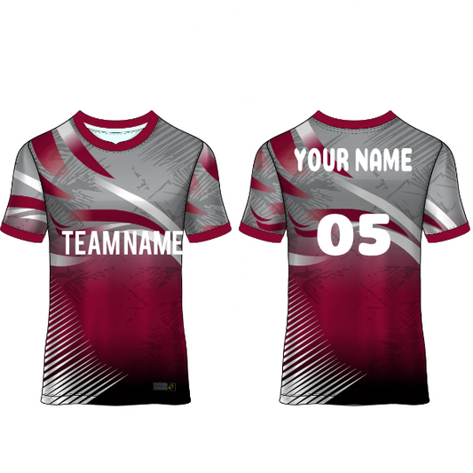 Next Print Customised Round Neck Jersey With Name & Number. NP0000S12
