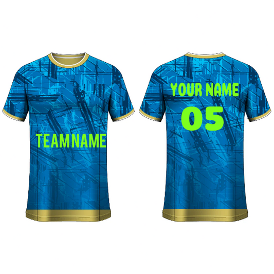 Next Print Customised Round Neck Jersey With Name & Number. NP0000S16