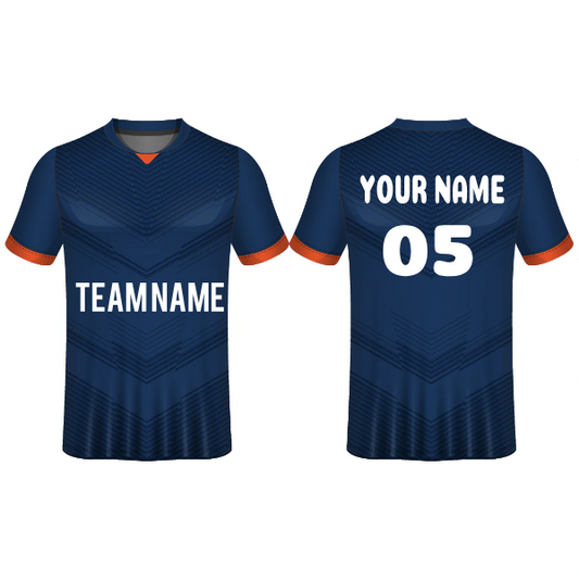 Next Print Customised  Round Neck Jersey With Name & Number. NP0000S45