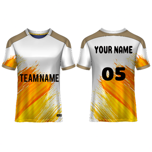 Next Print Customised  Round Neck Jersey With Name & Number. NP0000S43