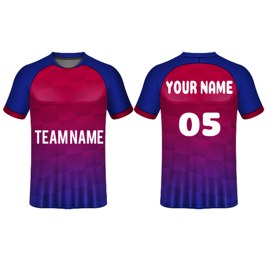 Next Print Customised  Round Neck Jersey With Name & Number. NP0000S30