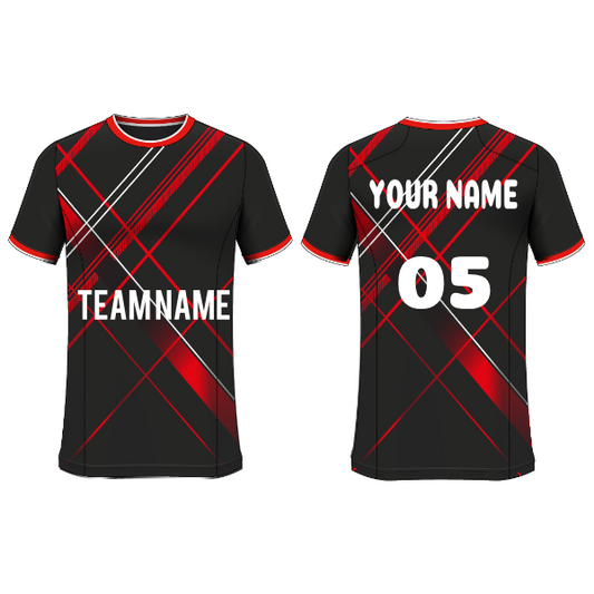 Next Print Customised  Round Neck Jersey With Name & Number. NP0000S27