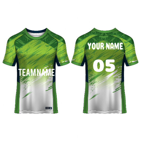 Next Print Customised  Round Neck Jersey With Name & Number. NP0000S25