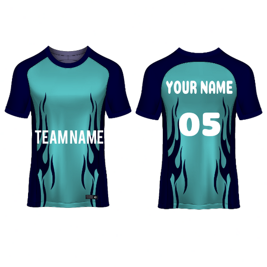 Next Print Customised  Round Neck Jersey With Name & Number. NP0000S22
