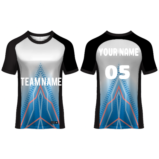 Next Print Customised  Round Neck Jersey With Name & Number. NP0000S15