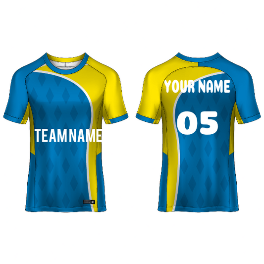 Next Print Customised  Round Neck Jersey With Name & Number. NP0000S14