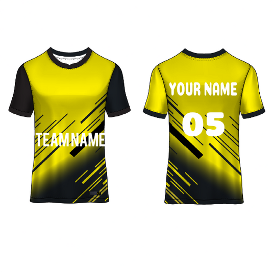 Next Print Customised  Round Neck Jersey With Name & Number. NP0000S9