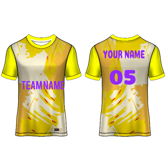 Next Print Customised  Round Neck Jersey With Name & Number. NP0000S13