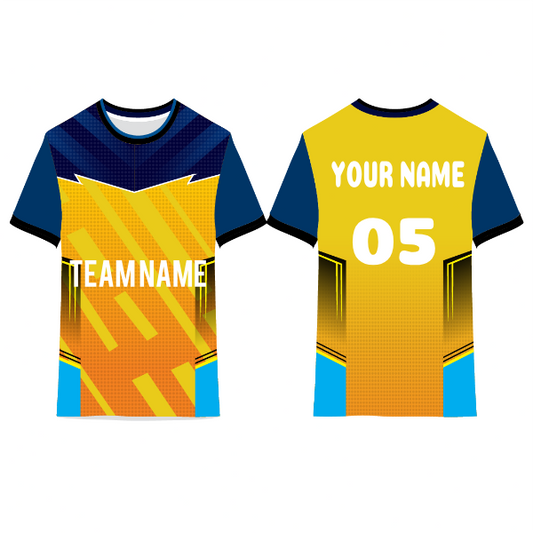 Next Print Customised  Round Neck Jersey With Name & Number. NP0000S46