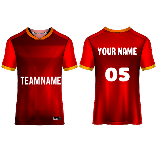 Next Print Customised  Round Neck Jersey With Name & Number. NP0000S60