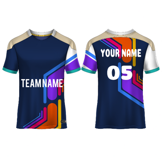 Next Print Customised  Round Neck Jersey With Name & Number. NP0000S62