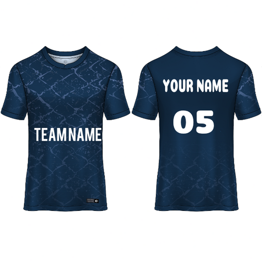 Next Print Customised  Round Neck Jersey With Name & Number. NP0000S69