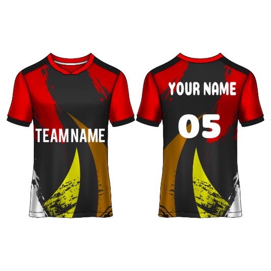 Next Print Customised  Round Neck Jersey With Name & Number. NP0000S92