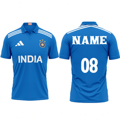 Customised India Cricket Jersey.