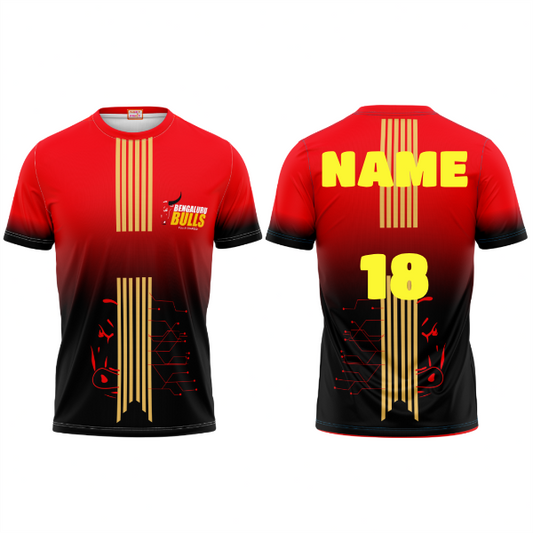 Next Print Customised Kabaddi Bengaluru Bulls Jersey.