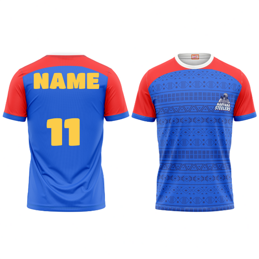 Next Print Customised Kabaddi Haryana Steelers Jersey.